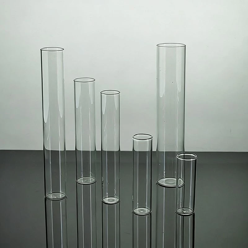 Flat Bottom Glass Test Tubes